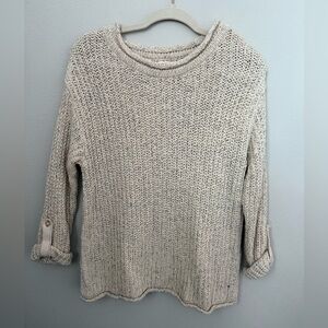 Anthropologie Speckled Knit Sweater